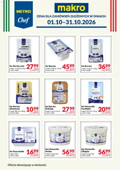 Pogląd gazetki "Makro gazetka - Metro Chef w dostawie" ze sklepu Makro ważnej od 01.10.2026