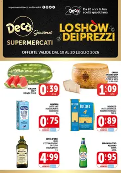 Anteprima dell'opuscolo Decò volantino Gourmet dal negozio Decò valido da 10/07/2026