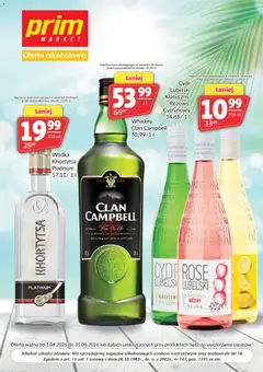 Pogląd gazetki "Prim Market gazetka - Oferta alkoholowa" ze sklepu Prim Market ważnej od 01.08.2026