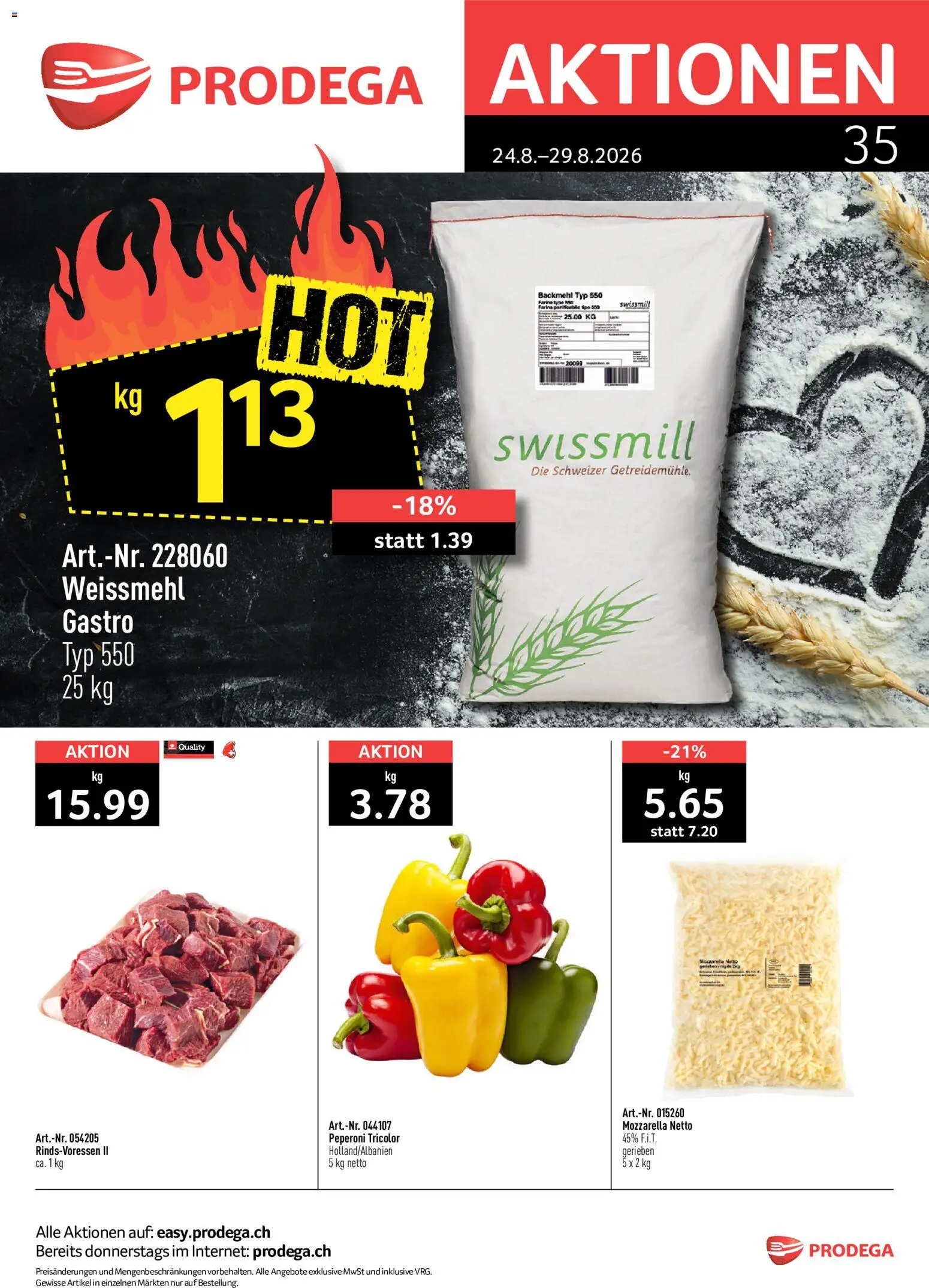 Vorschau des Merkblatts Prodega aktionen vom Shop Prodega gültig von 24.08.2026 bis 29.08.2026
