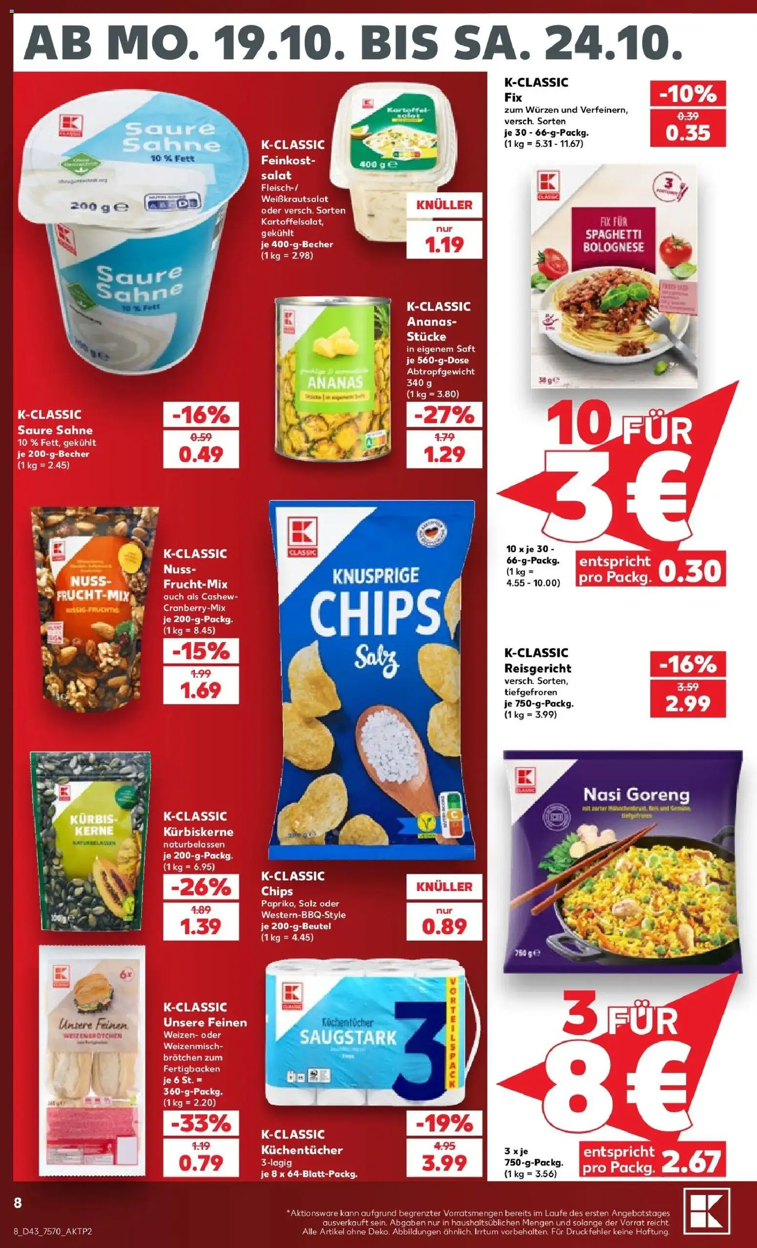 Vorschau von dem Prospekt des Geschäftes Kaufland, gültig ab dem 19.10.2026