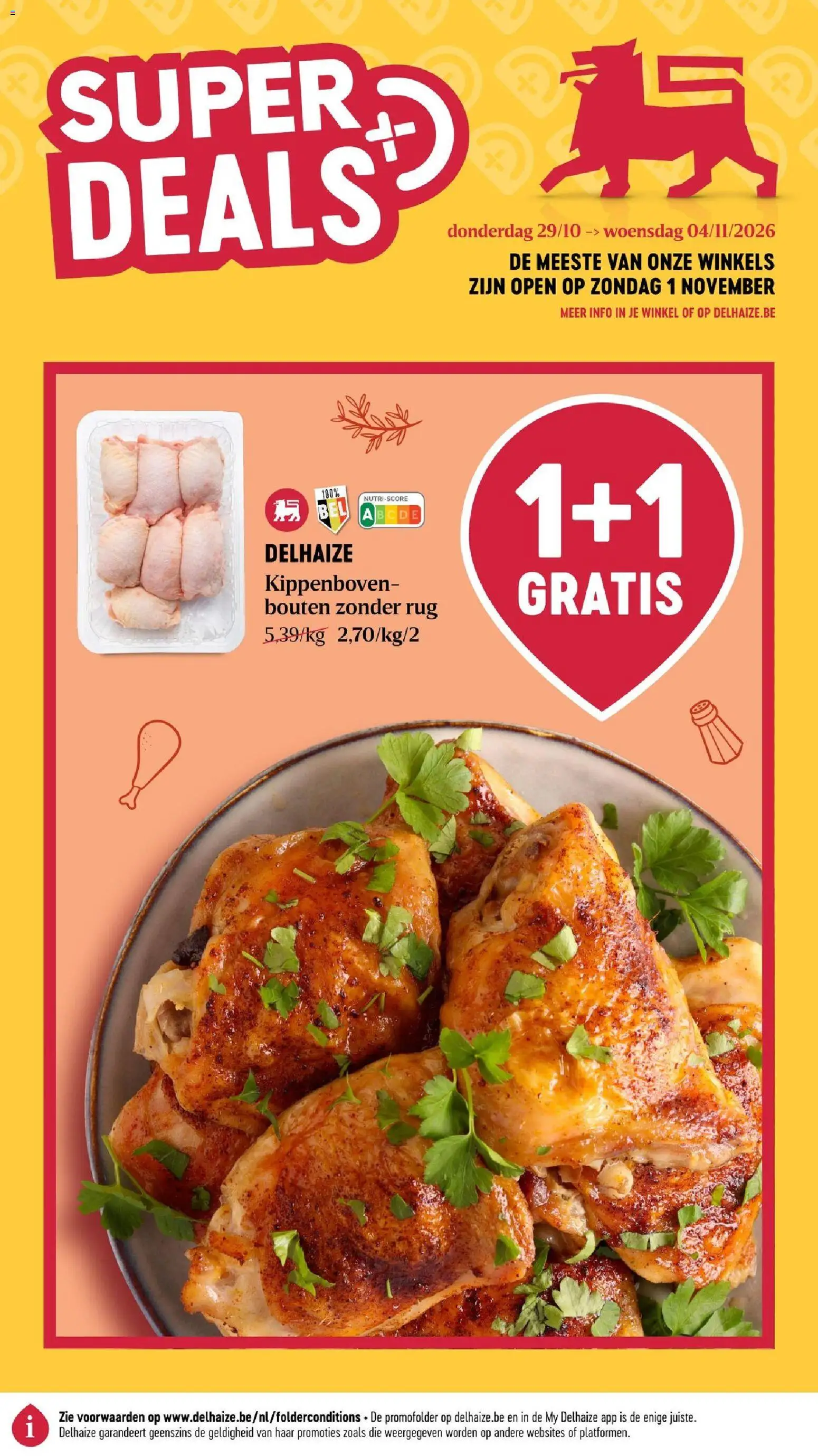 Voorbeeld van Delhaize Folder van winkel Delhaize geldig vanaf 29/10/2026