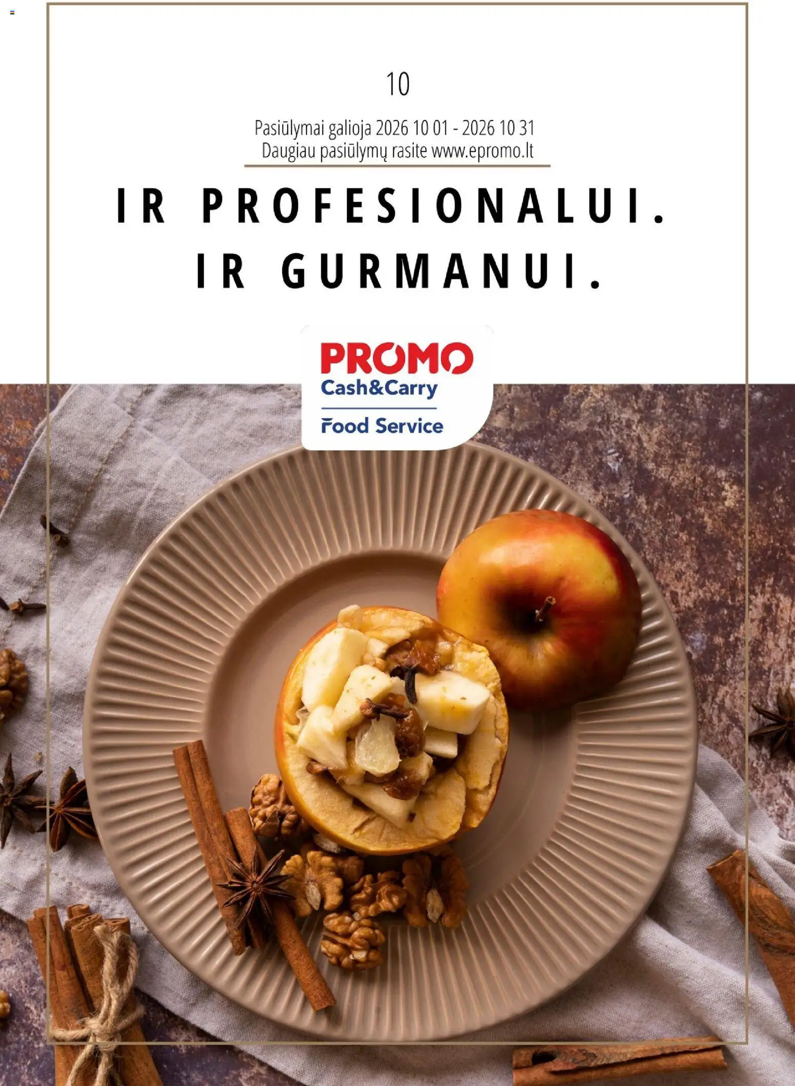 ePromo parduotuvės leidinio ePromo leidinys - Food service galiojančio nuo 2026.10.01 peržiūra