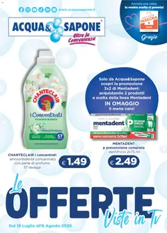 Anteprima dell'opuscolo Acqua e Sapone volantino dal negozio Acqua e Sapone valido da 19/07/2026
