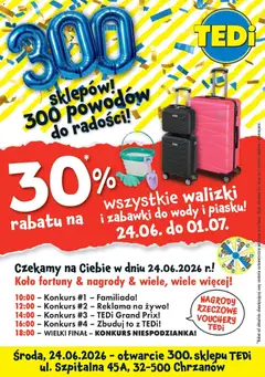 Pogląd gazetki "TEDi gazetka - 300 sklepów" ze sklepu TEDi ważnej od 24.06.2026