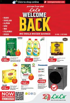 Preview of the catalogue Lulu Hypermarket Lulu Welcome Back - Dubai & Northern Emirates of store Lulu Hypermarket valid from 24 Aug, 2026