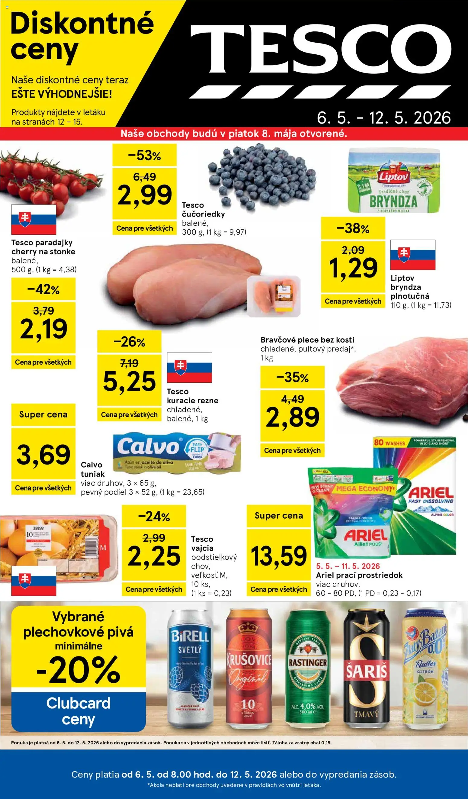 Náhľad Tesco letáku platného od 06.05.2026