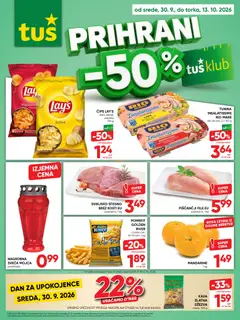 Predogled kataloga iz trgovine Tuš veljaven od 30.09.2026