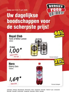 Voorbeeld van Budget Food folder van winkel Budget Food geldig vanaf 05-06-2026