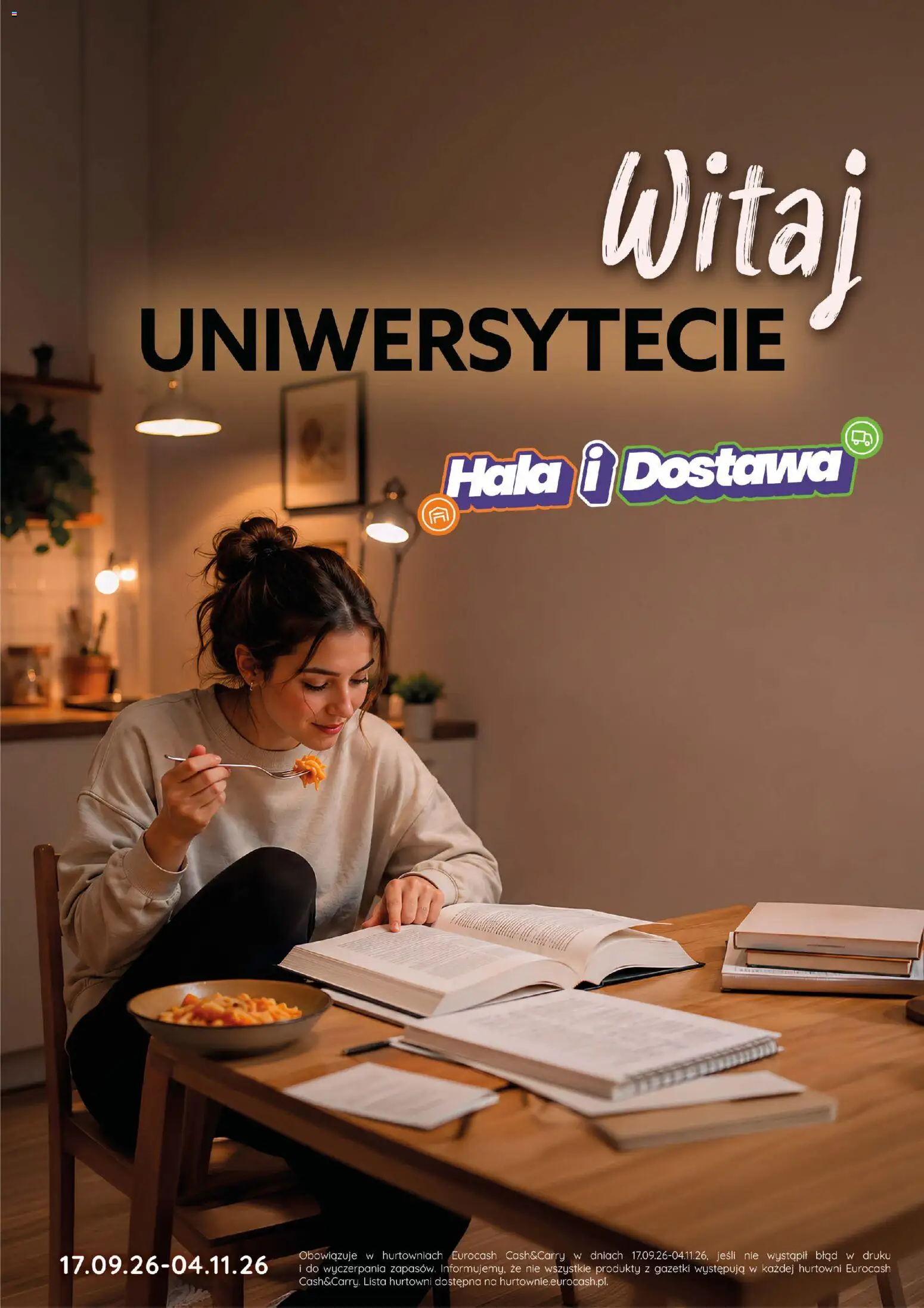 Pogląd gazetki "Eurocash gazetka - Witaj Uniwersytecie" ze sklepu Eurocash ważnej od 17.09.2026