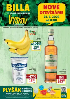 Náhled nabídky: Billa Billa leták - Vyškov platný od 24.06.2026