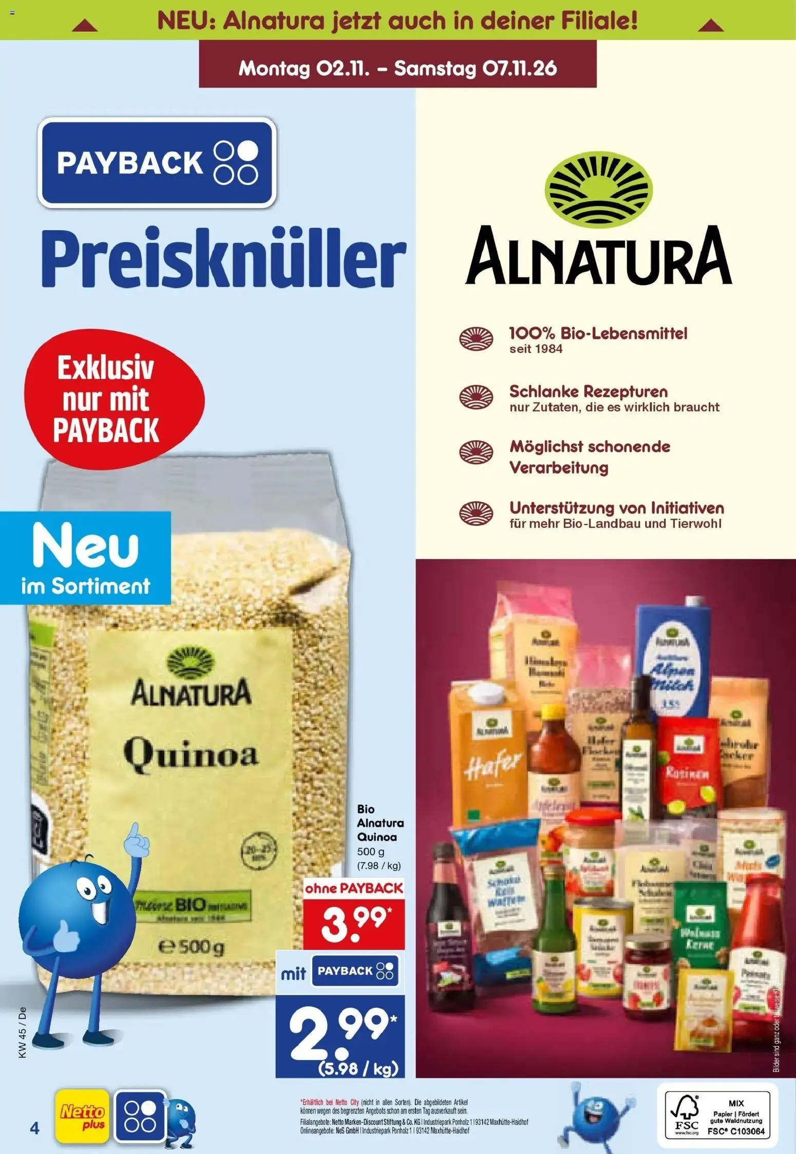 Vorschau von dem Prospekt des Geschäftes Netto Marken-Discount, gültig ab dem 02.11.2026 - Bilder
