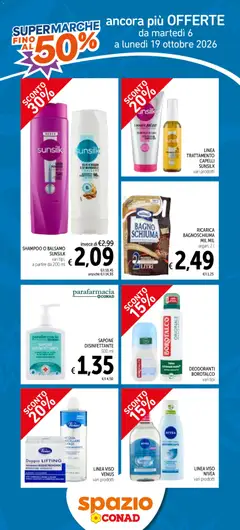 Anteprima dell'opuscolo Spazio Conad volantino Ancora più offerte dal negozio Spazio Conad valido da 06/10/2026