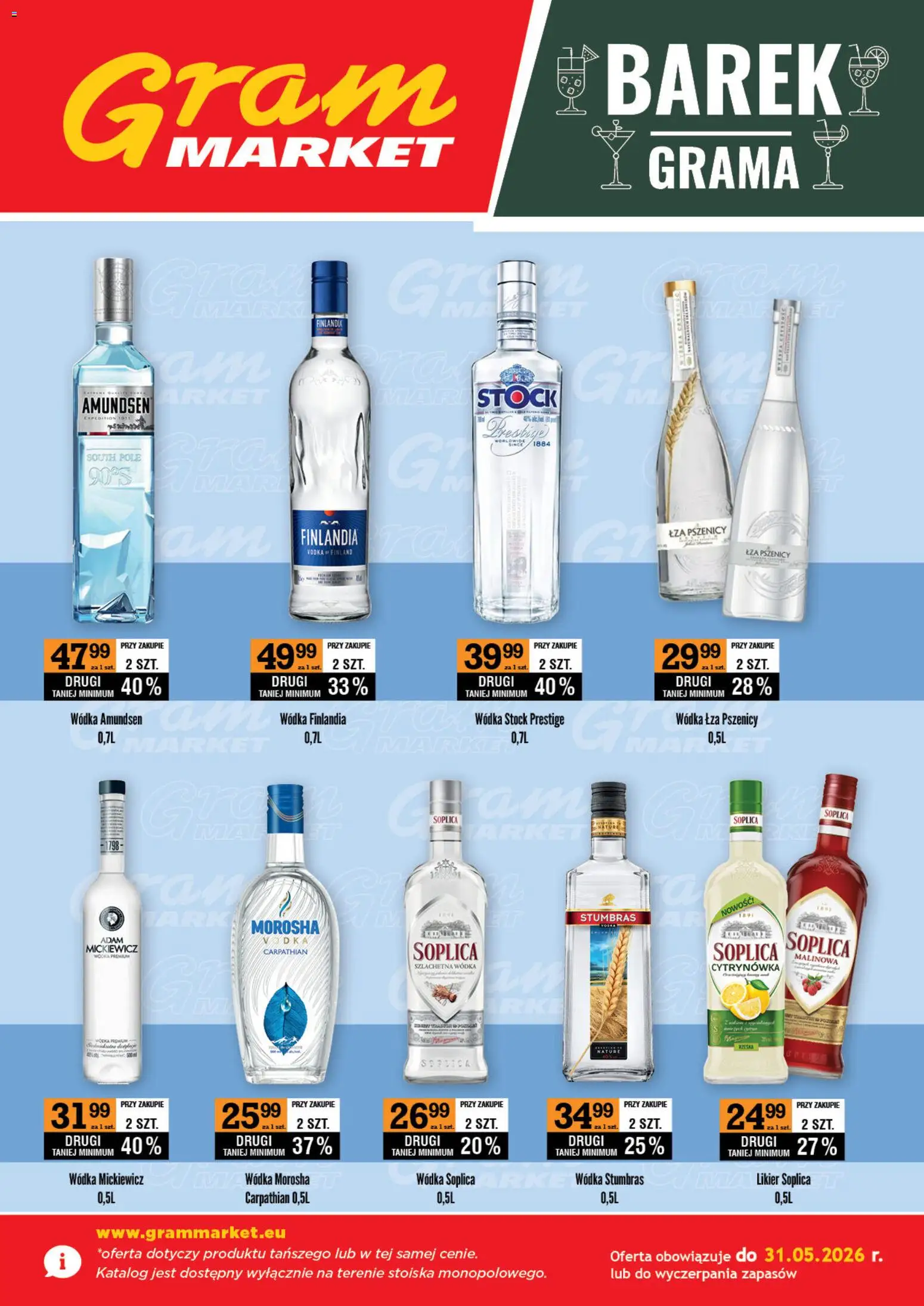 Pogląd gazetki "Gram Market gazetka - Barek" ze sklepu Gram Market ważnej od 01.05.2026