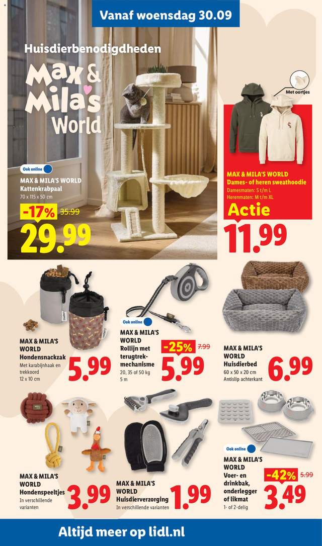 Nieuwe Lidl folder vanaf 28-09