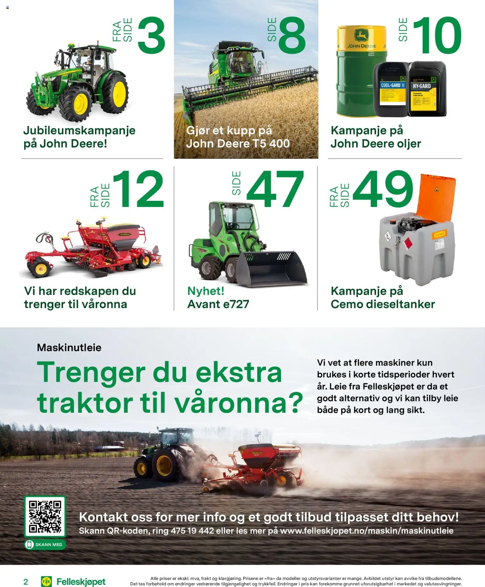 Forhåndsvis Felleskjøpet kundeavis fra butikk Felleskjøpet gyldig fra 18/03/2026