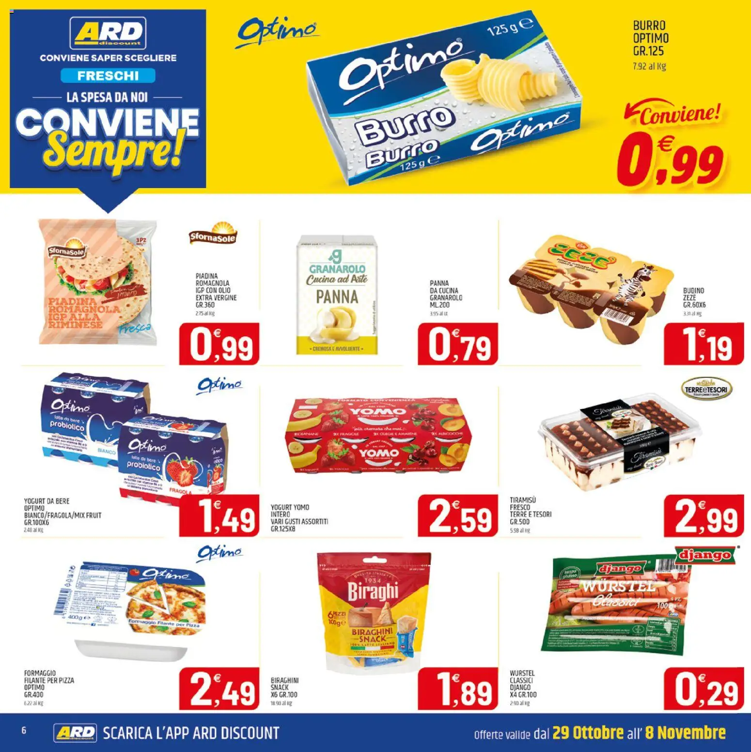 Anteprima dell'opuscolo ARD Discount volantino Sardegna dal negozio ARD Discount valido da 29/10/2026