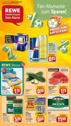 Vorschau von dem Prospekt des Geschäftes Rewe, gültig ab dem 29.06.2026