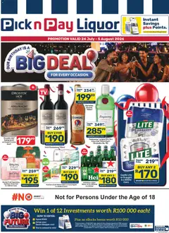Preview of Pick n Pay flyer valid from 24/07/2026