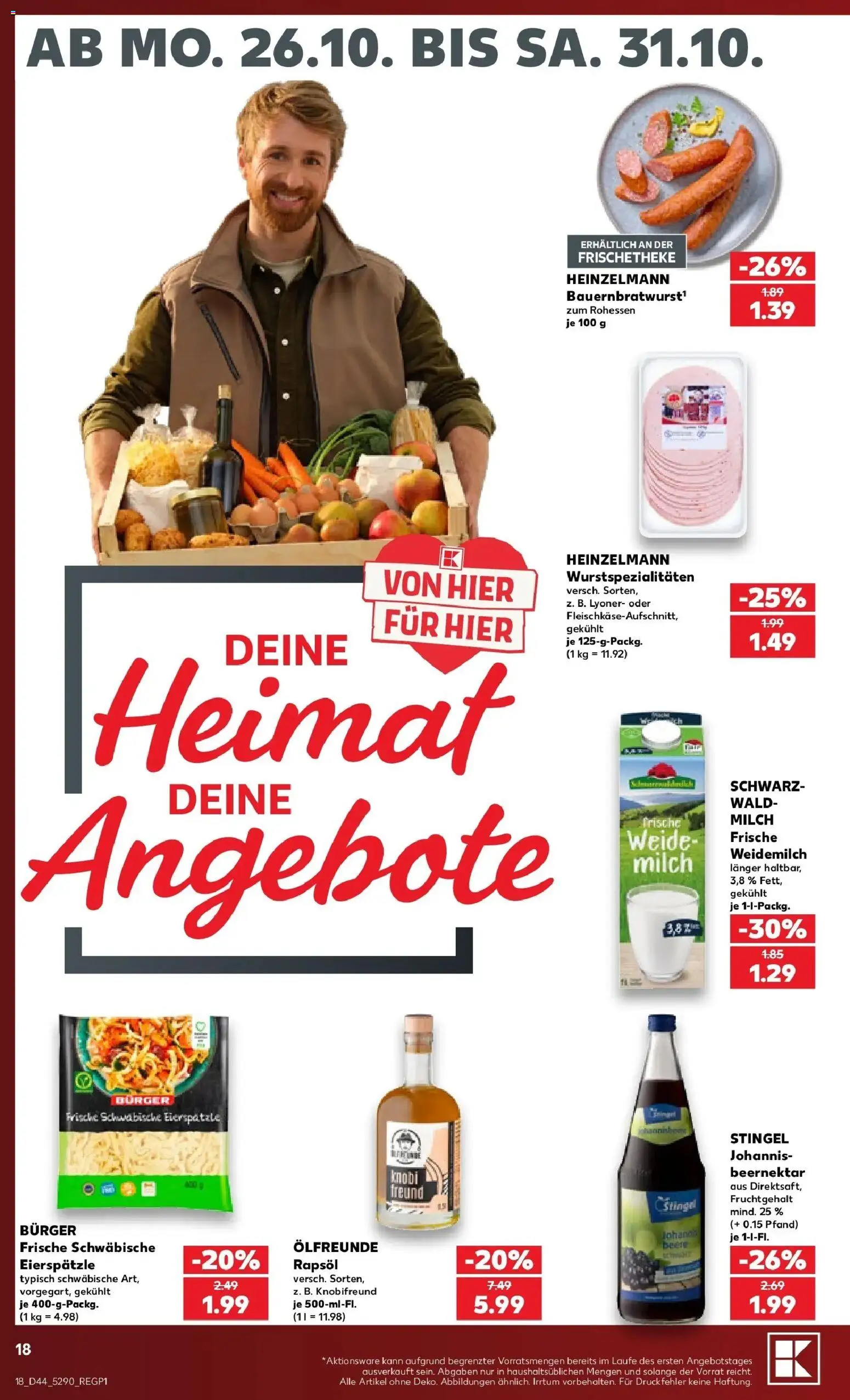 Vorschau von dem Prospekt des Geschäftes Kaufland, gültig ab dem 26.10.2026