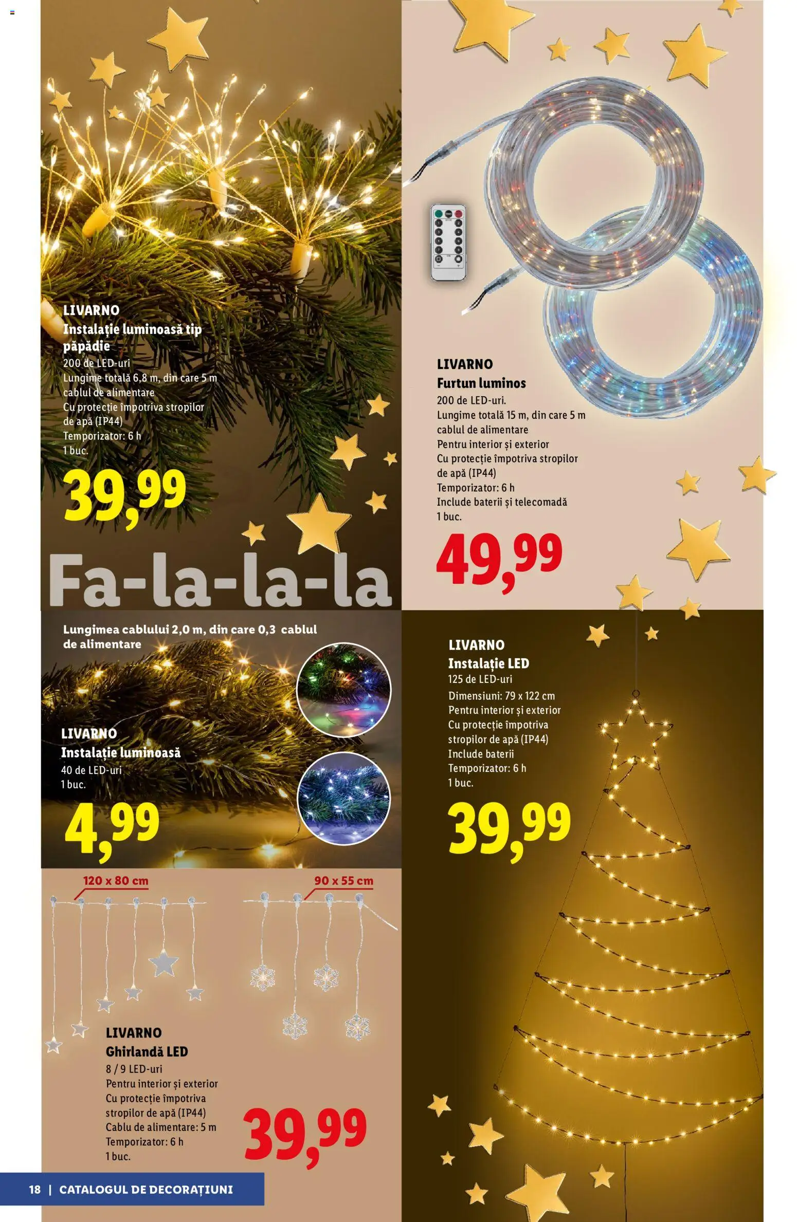 Previzualizarea de cataloage: Lidl Lidl Catalog Decorațiuni valabil de la 05.11.2026 - Apă, LED, Tip, Baterii, Cablu