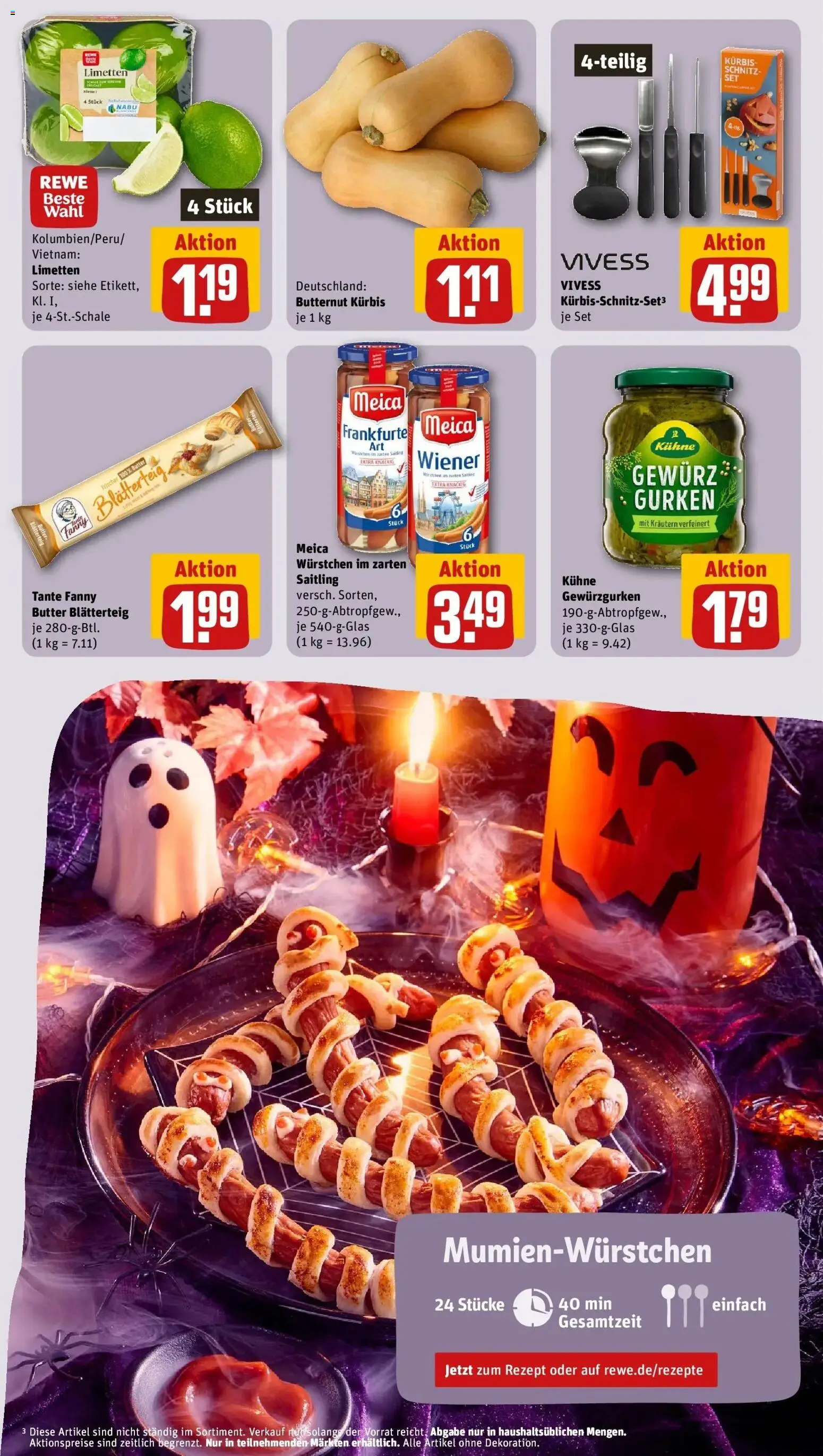 Vorschau von dem Prospekt des Geschäftes Rewe, gültig ab dem 26.10.2026