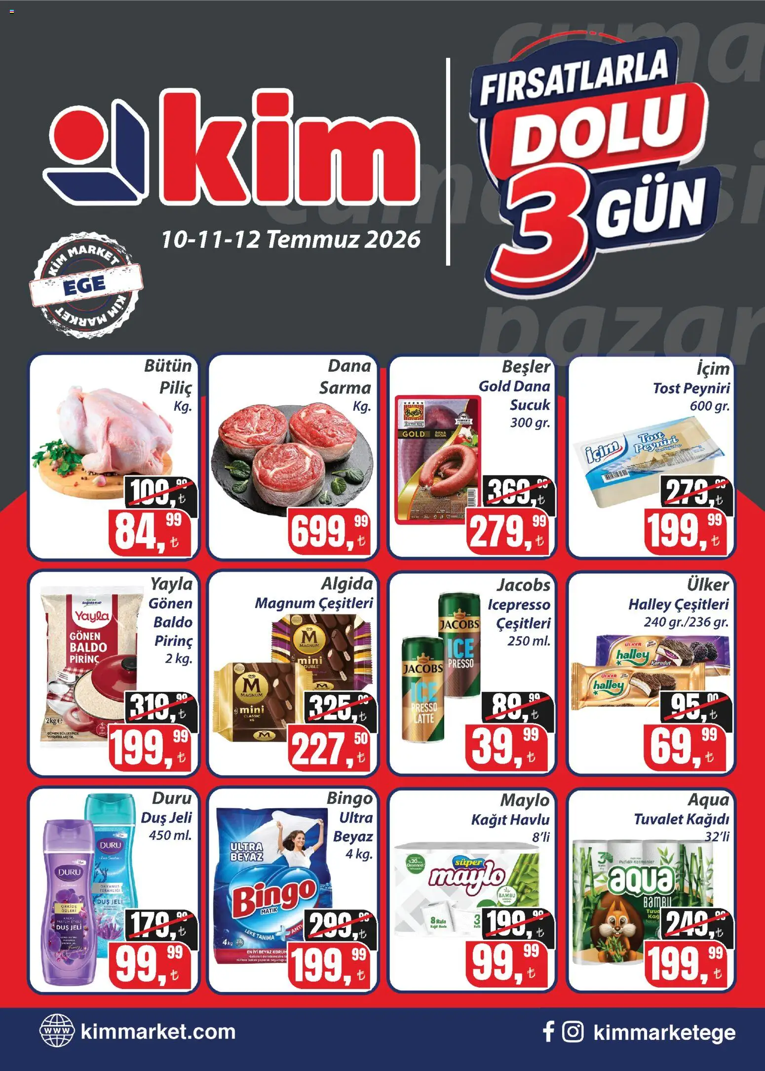 Kim Market Kim Market Katalog - Ege Insert 10.07.2026 - Broşürünün önizlemesi
