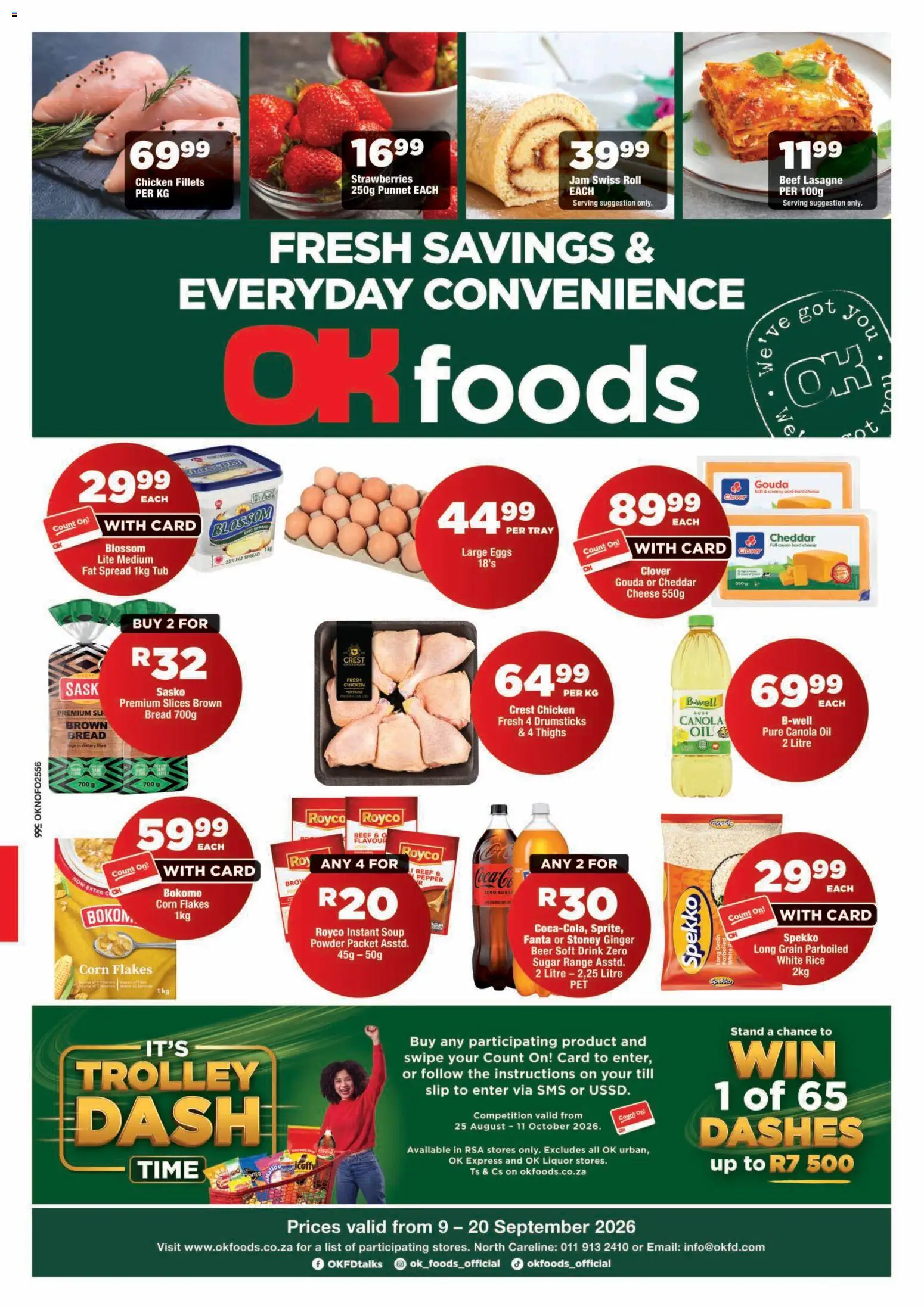 Preview of OK Foods flyer valid from 09/09/2026