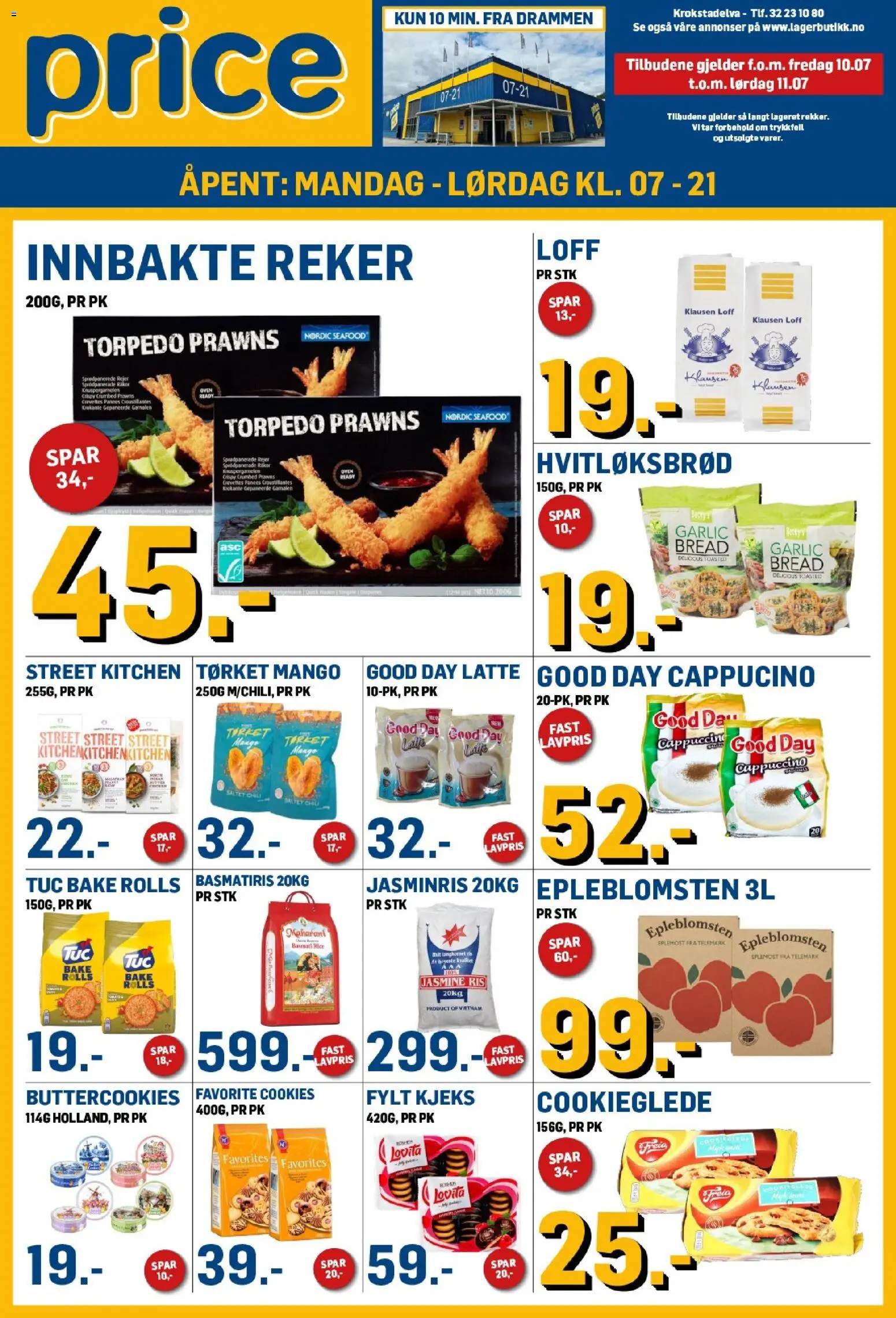 Forhåndsvis Price Lagerbutikk kundeavis fra butikk Price Lagerbutikk gyldig fra 10/07/2026