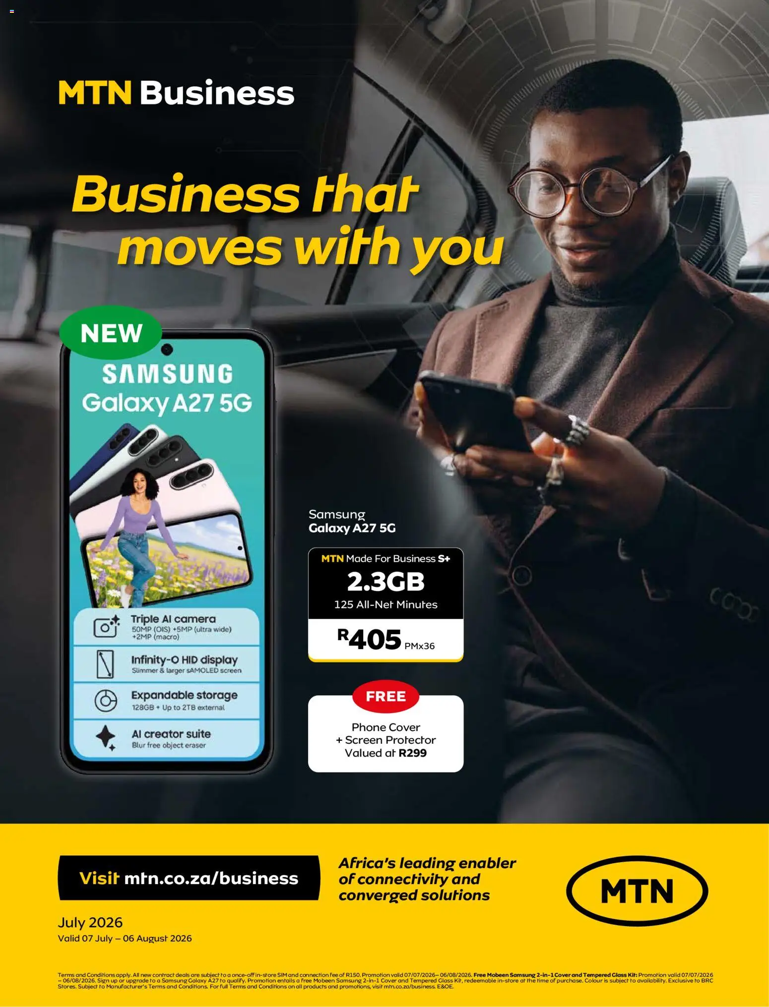 Preview of MTN flyer valid from 07/07/2026 - Phone, Camera, Sim, Cover