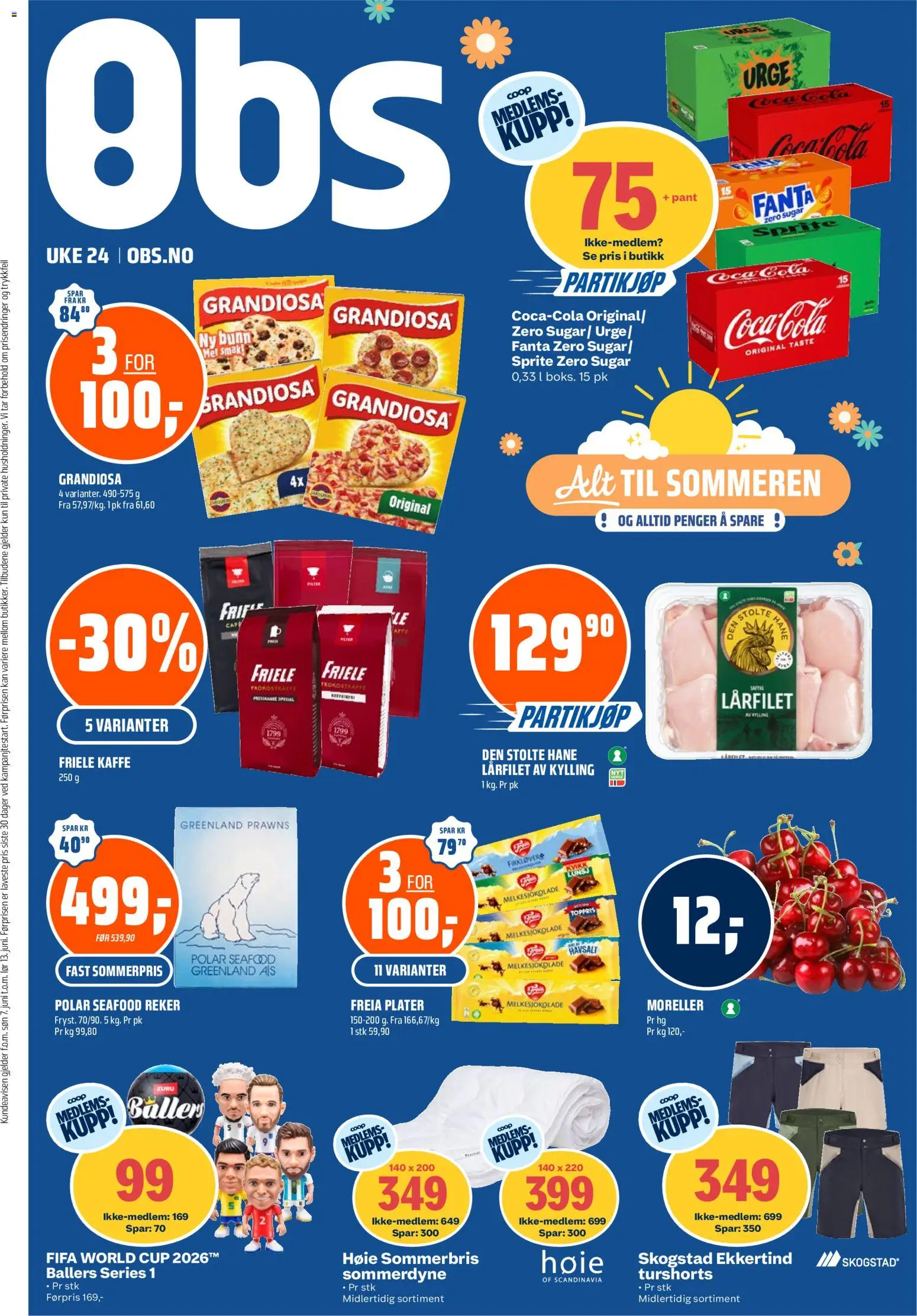 Forhåndsvis Coop Obs kundeavis fra butikk Coop Obs gyldig fra 08/06/2026