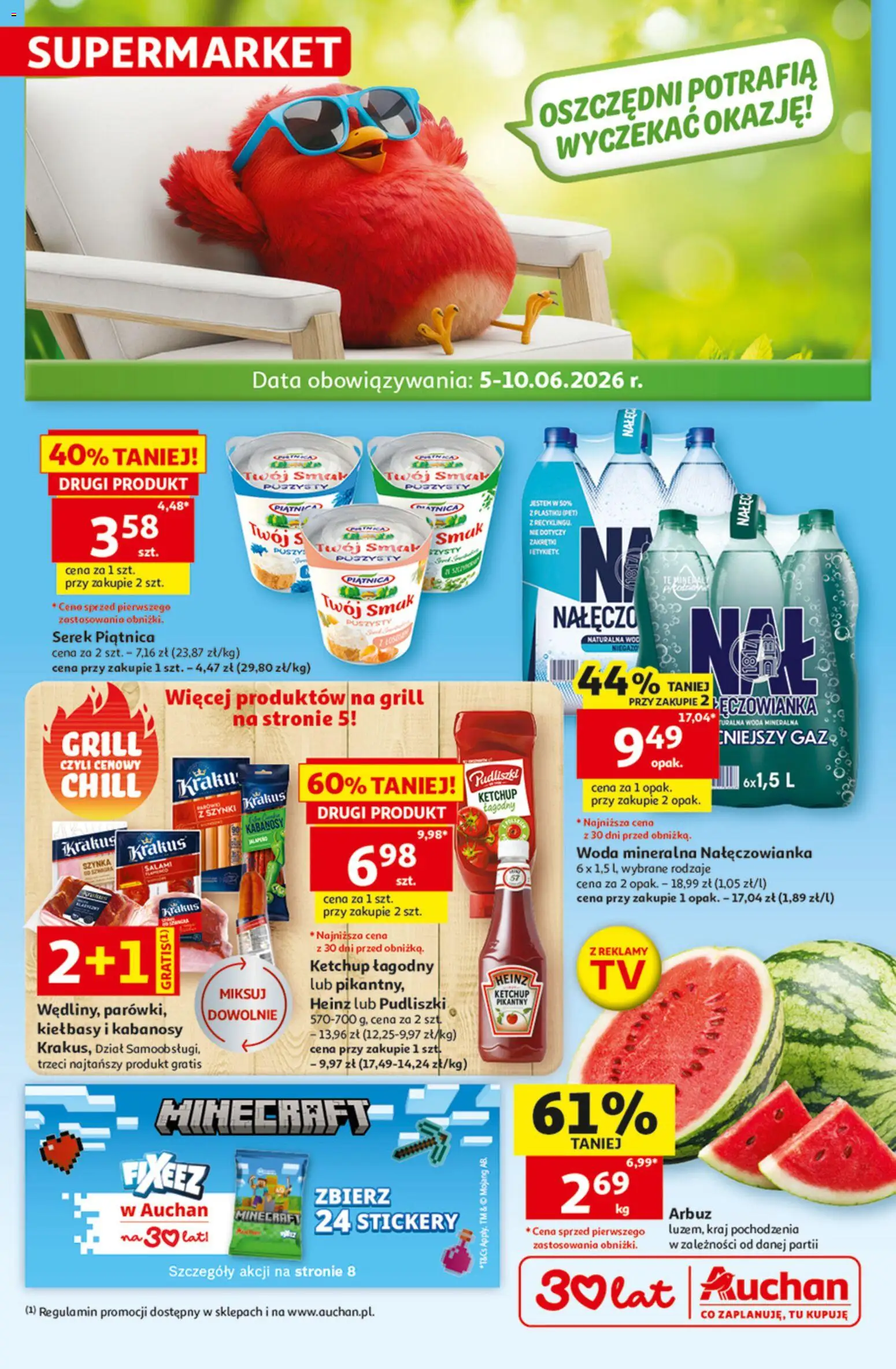 Pogląd gazetki "Auchan gazetka" ze sklepu Auchan ważnej od 05.06.2026