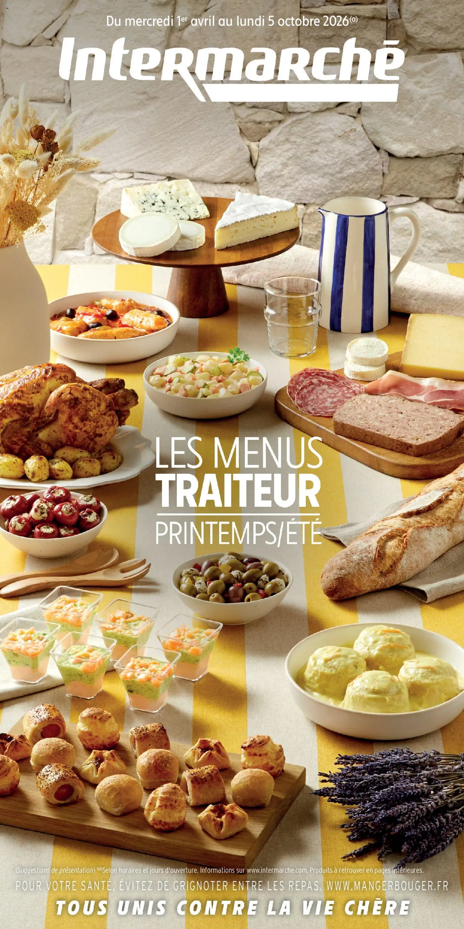 Prévisualisation de Intermarché - Les menus traiteur printemps/été du magasin Intermarché formulaire valide 01/04/2026