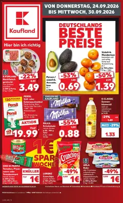 Vorschau von dem Prospekt des Geschäftes Kaufland, gültig ab dem 24.09.2026