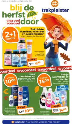 Voorbeeld van Trekpleister folder van winkel Trekpleister geldig vanaf 13-10-2026