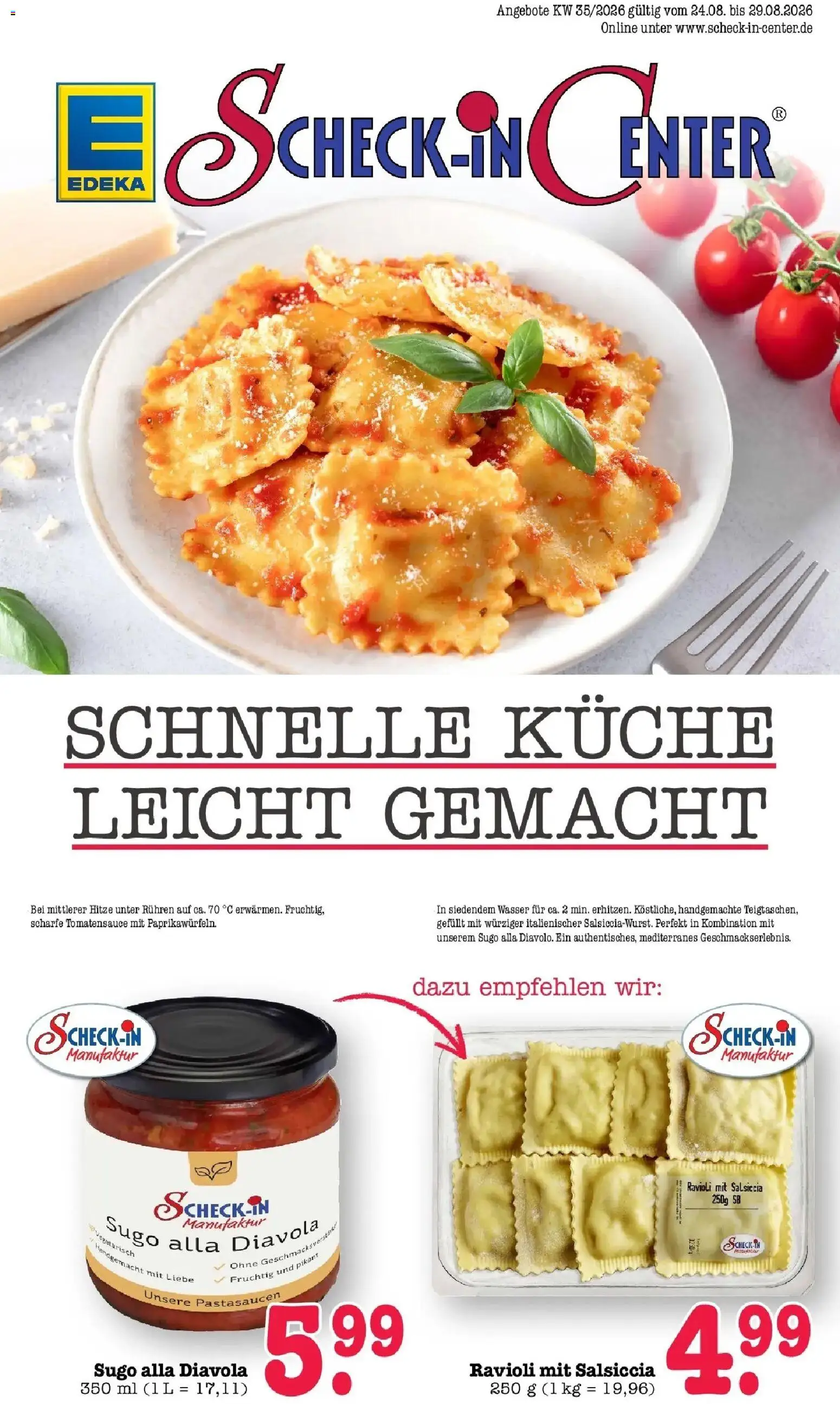 Vorschau von dem Prospekt des Geschäftes Edeka, gültig ab dem 24.08.2026