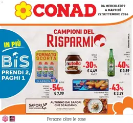 Anteprima dell'opuscolo Conad volantino Rio Saliceto dal negozio Conad valido da 09/09/2026