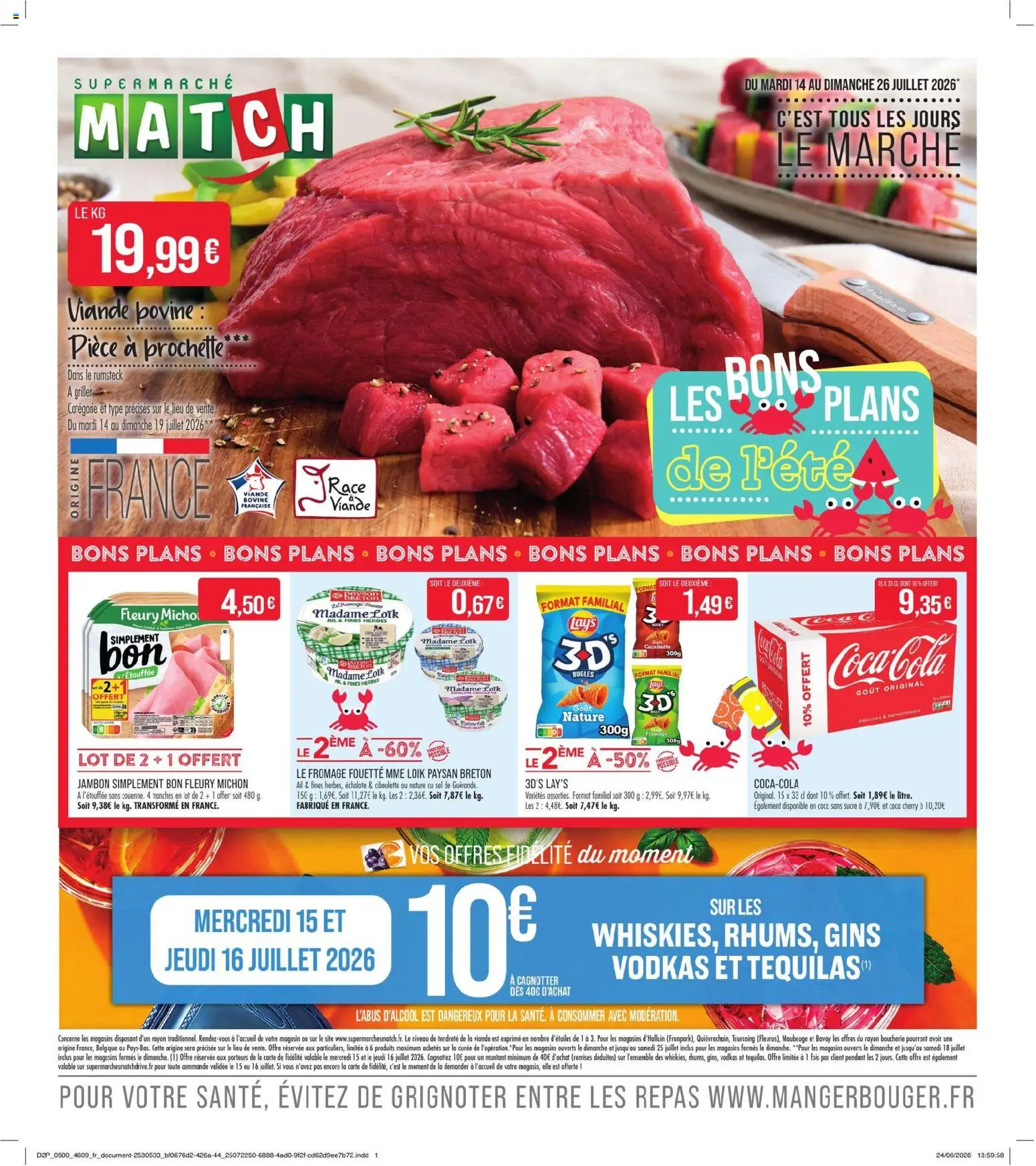 Prévisualisation de Match Supermarché catalogue du magasin Match Supermarché formulaire valide 14/07/2026