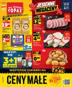 Pogląd gazetki "Topaz gazetka - Ceny małe na stałe" ze sklepu Topaz ważnej od 29.10.2026