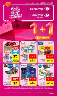 Pogląd gazetki "Carrefour gazetka" ze sklepu Carrefour ważnej od 28.09.2026