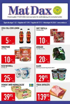 Förhandsgranska reklamblad Matdax erbjudanden från butik Matdax gäller från 19/10/2026