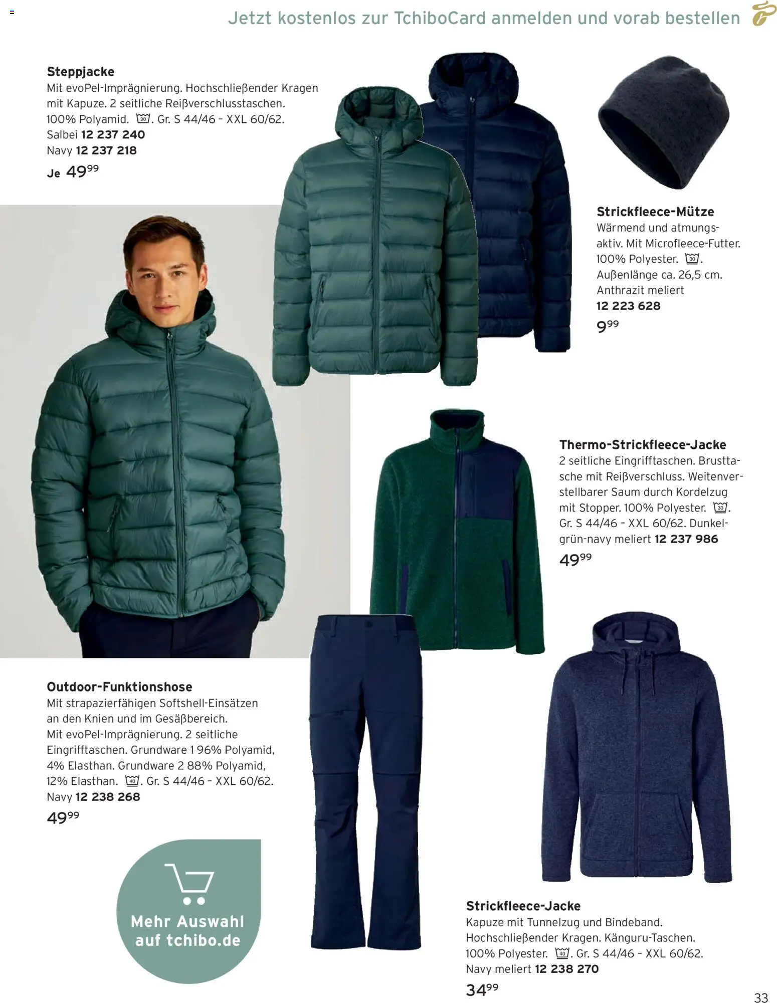 Vorschau von dem Prospekt des Geschäftes Tchibo, gültig ab dem 01.11.2026 - Steppjacke