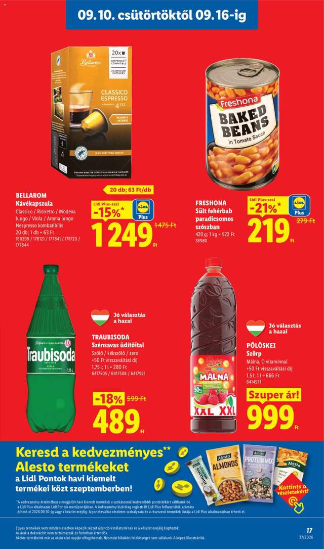 Új Lidl akciós újság 09.10.