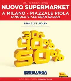 Anteprima dell'opuscolo Esselunga S volantino Nuovo Supermarket dal negozio Esselunga S valido da 24/06/2026