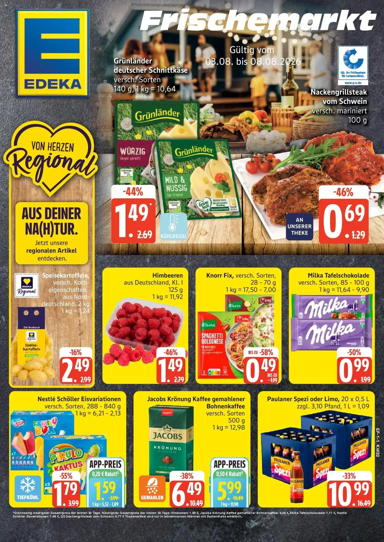 Vorschau von dem Prospekt des Geschäftes Edeka, gültig ab dem 03.08.2026