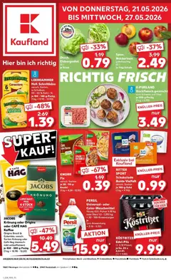 Vorschau von dem Prospekt des Geschäftes Kaufland, gültig ab dem 21.05.2026