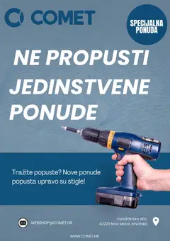 Pregled letka Comet Katalog trgovine Comet vrijedi od 16.10.2026