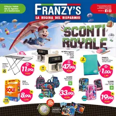 Anteprima dell'opuscolo Franzy's volantino dal negozio Franzy's valido da 22/08/2026