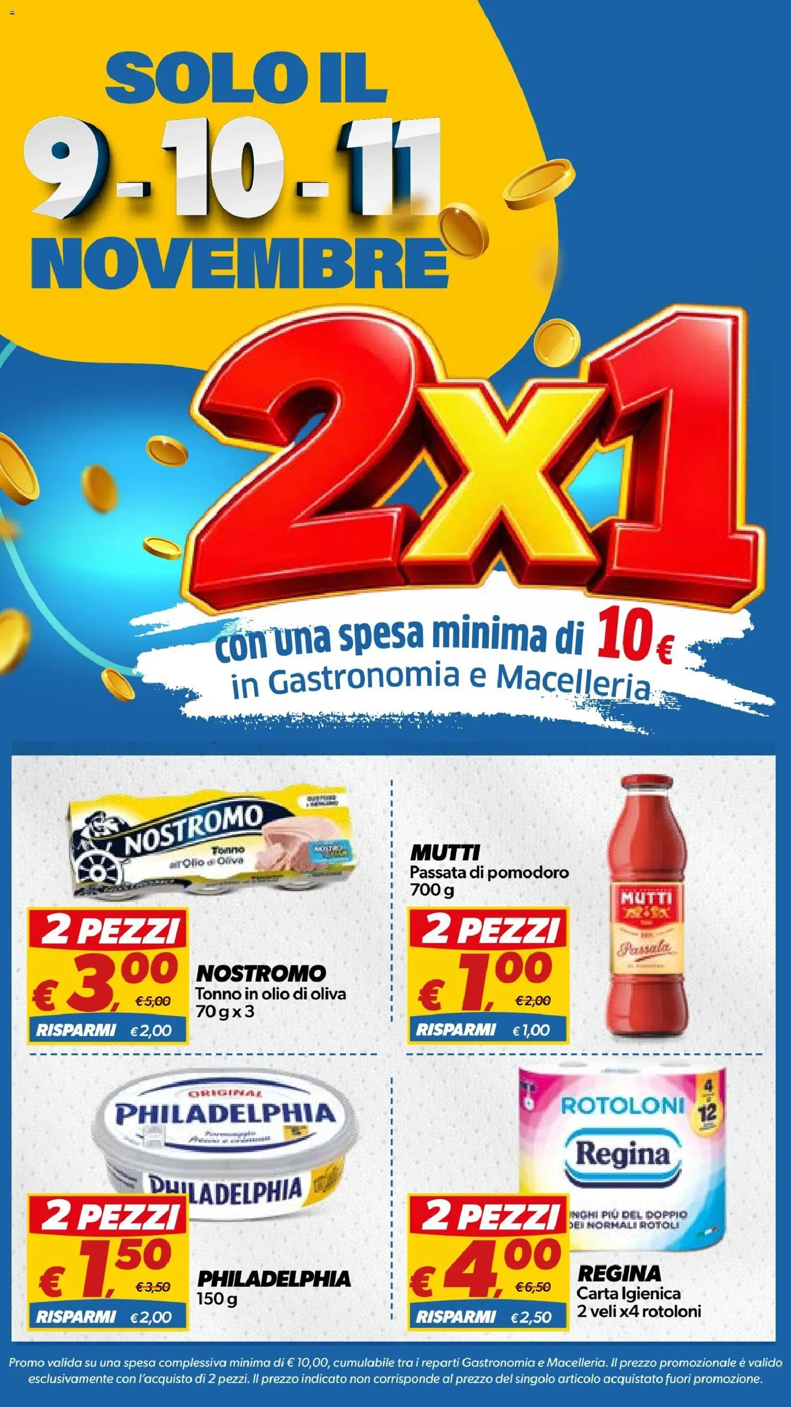 Anteprima dell'opuscolo Primo Prezzo volantino dal negozio Primo Prezzo valido da 29/10/2026 - Olio di Oliva, Pomodoro, Olio, Tonno, Carta igienica, Passata di pomodoro, Mutti, Mutti passata