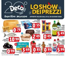 Anteprima dell'opuscolo Decò volantino MaxiStore Lazio dal negozio Decò valido da 08/06/2026